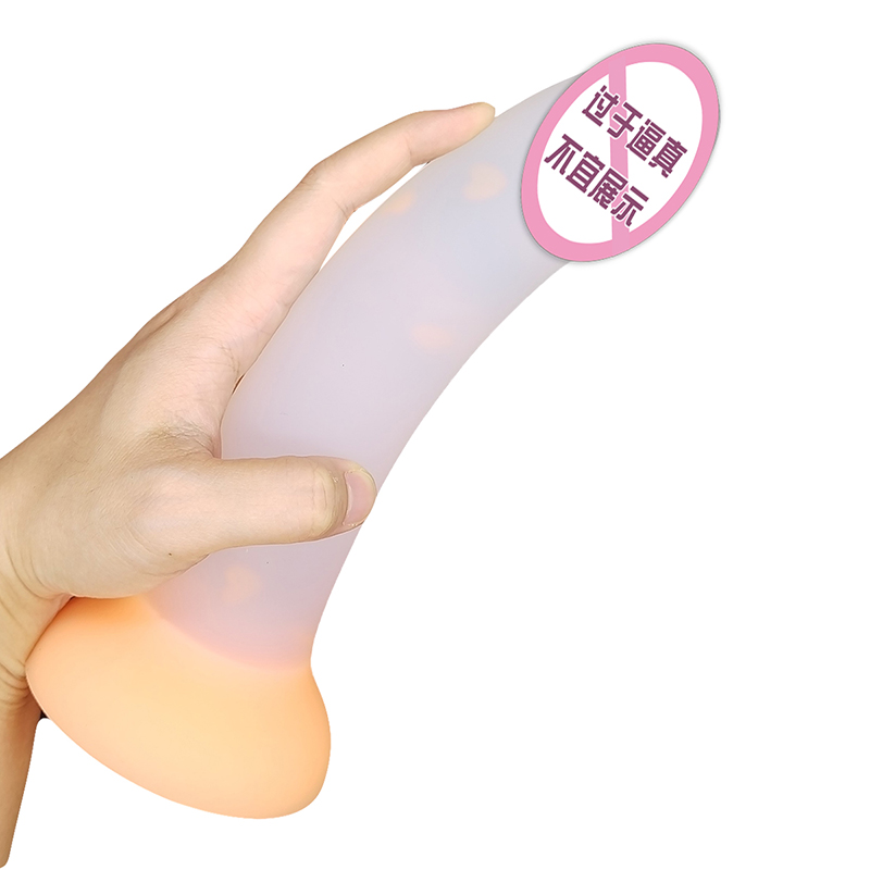904 Nya lysande dildo analsexleksaker för kvinnor män färgglada glödande penis rumpa plugg vuxna leksaker